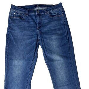 7 For All Mankind Gwenevere High Waist Ankle Skinny Jeans Size 30